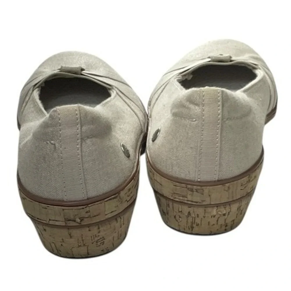 Keds Emme Espadrille Wedge Flats Canvas‎ Memory Deluxe Comfort Women's 8 *READ*